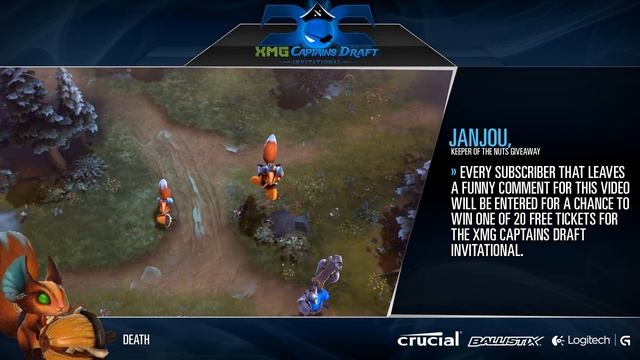 Dota2 XMG Captain's Draft - "Janjou, Keeper of the Nuts" - Free Tickets and Courier смотреть онлайн