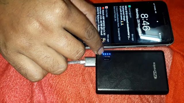 portronics Power Bank 5000 mAh model no POR 1005 смотреть онлайн
