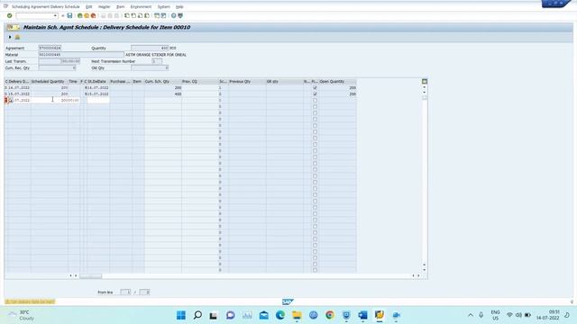 Scheduling Agreement in SAP S/4 HANA||SAP MM||Create Schedule|| Release Scheduling agreement. part- смотреть онлайн
