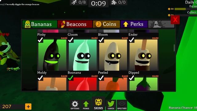 UPDATE: BANANA EATS (3 New Skins, New Beacons, New Code, and 2 New Badges!) смотреть онлайн