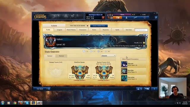 Valkrin looking for Sponsor for Lancouver tournament смотреть онлайн