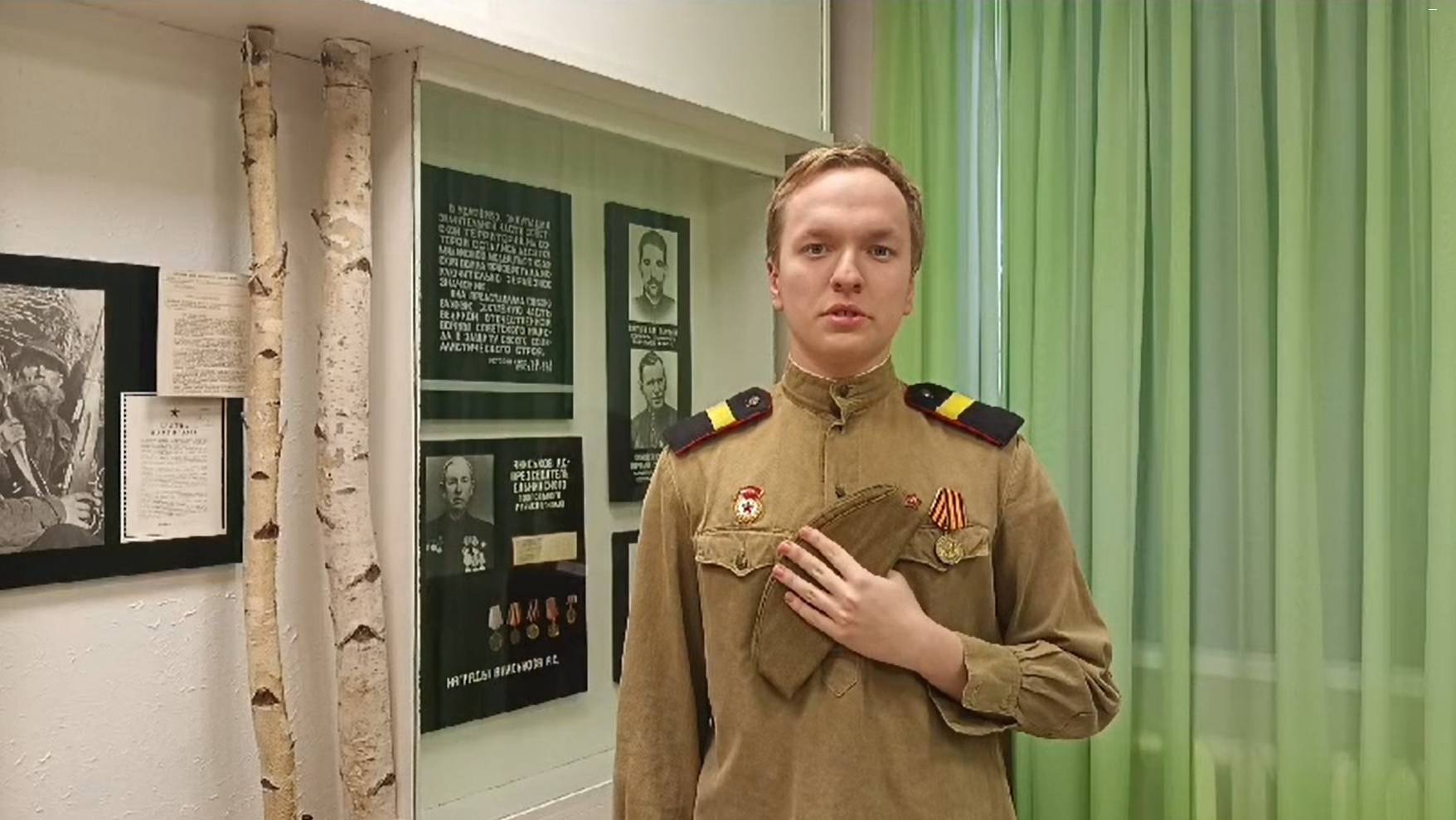 Участие в фестивале-конкурсе чтецов «Единой памяти верны» , Васькин Максим смотреть онлайн