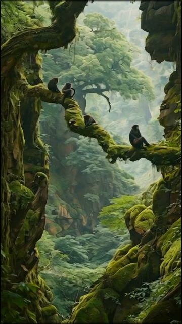 Forests And Animals Combined #hewan  #videoshort #animation #animals  #hutan  #forest #nature