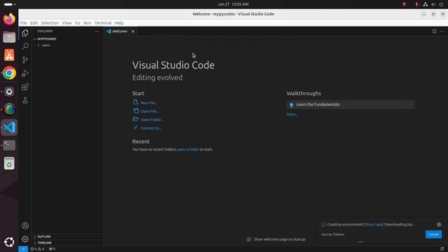 How to setup and run python in visual studio code on Ubuntu 24.04 LTS смотреть онлайн