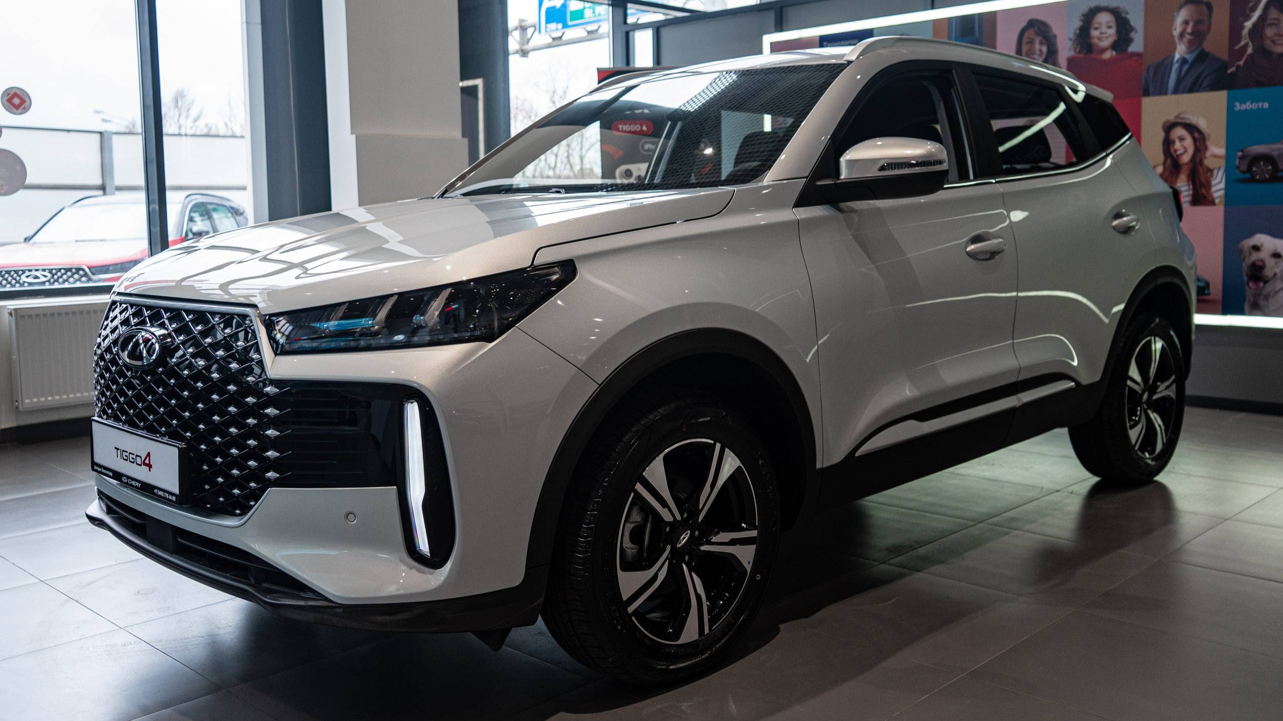 CHERY TIGGO 4 (Active) Серебристый серый смотреть онлайн