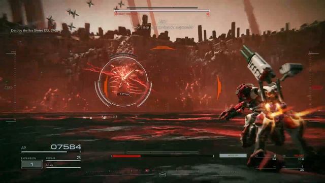 Armored Core 6 - Ibis Series CEL 240 Boss Fight