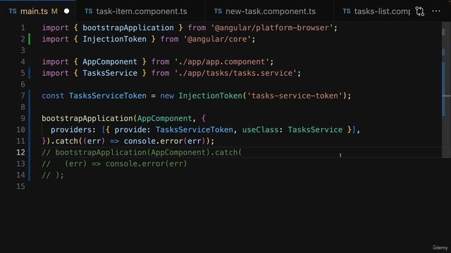 185 - Using Custom DI Tokens Providers смотреть онлайн