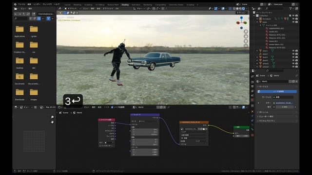 【Blender】かっこいいPV風映像の作り方【3DCG】 смотреть онлайн