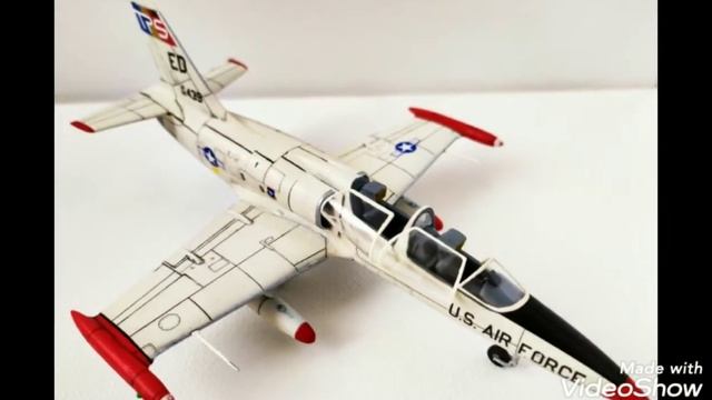 L-39C Albatros U.S. airforce, plastic model scale 1/72 смотреть онлайн