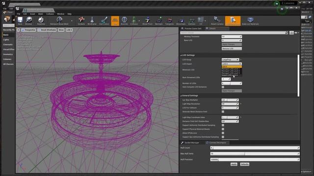 Уровни детализации ( LOD ) в Unreal Engine 4.Low Of Detail in Unreal Engine 4. смотреть онлайн