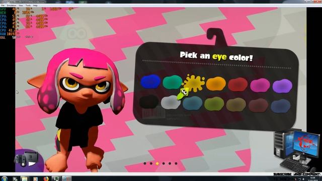 YUZU 1906 SWITCH Emu Win 7 OpenGL 4 3 i5 3570k gtx 1050ti SPLATOON 2 2019 02 21 смотреть онлайн