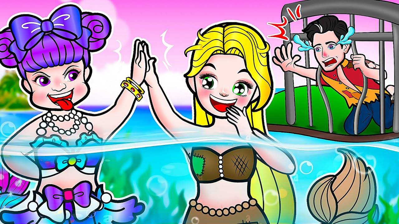 Мультики для девочек.🐾 Фальшивая русалочка была похищена.🐾 Смотреть онлайн бесплатно смотреть онлайн