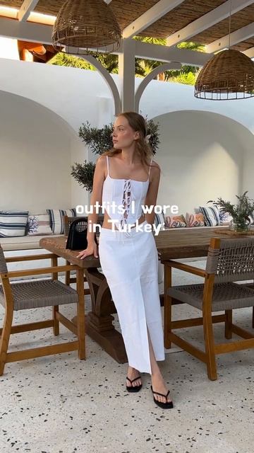 Образы, которые я носила в отпуске 💚 summer outfits ideas смотреть онлайн