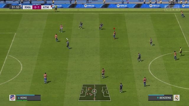FIFA 22 EA SHIELD RUN WITH ATLETICO смотреть онлайн