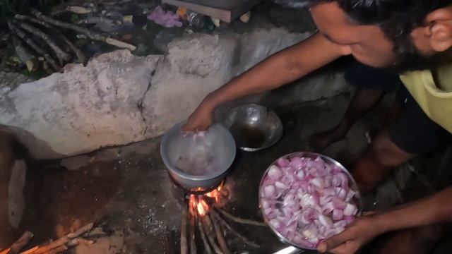 How To Cook CHICKEN BRIYANI😂 Like Us In Forest