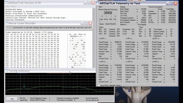 ARISSat-1 Telemetry Decoding Demonstration смотреть онлайн