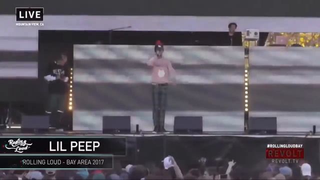 Lil Peep - The Brightside (live Rolling Loud Bay Area) 2017