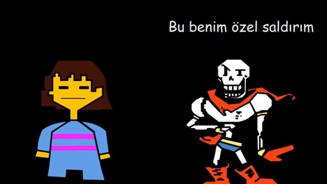 Papyrus savaşı animasyonu(Undertale) смотреть онлайн