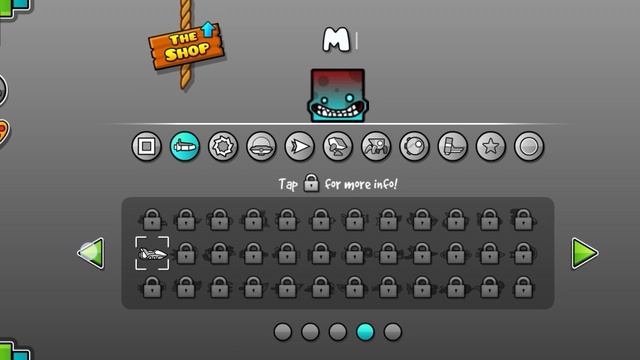 Обзор моих скинов в Geometry Dash