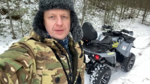 Холодный запуск в минус 4. Какие недочеты после 200 км. Квадроцикл Mikilon L200 Premium
