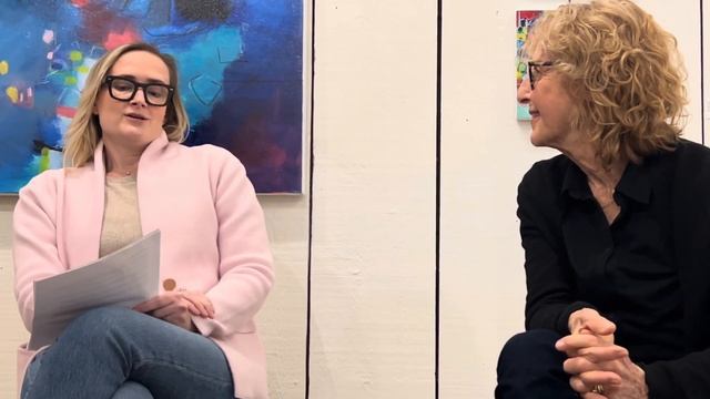 Mary Ellis Artist Talk At The Yellow Studio Gallery Closing Reception Of 