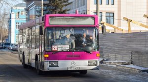 Автобус Mercedes-Benz O405N2 (Р 331 ТК 22). Покатушки по Барнаулу.