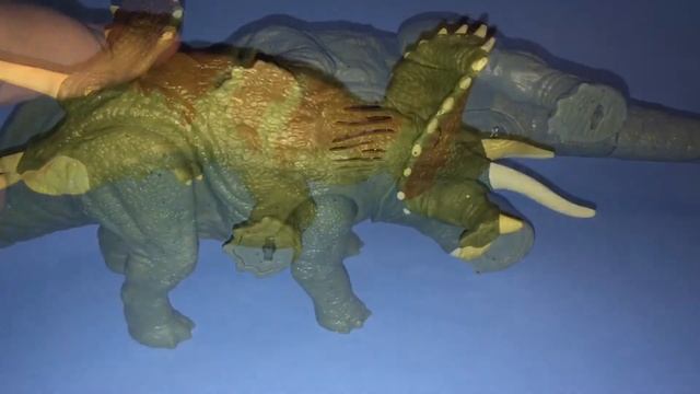 Jurassic World Dominion Roar Strikers Triceratops by Mattel Review смотреть онлайн