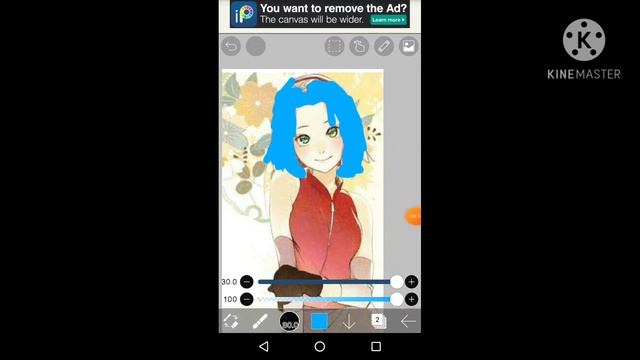 Como pintar o cabelo de pessoas no ibisPaint→[ app de celular ] 📱 смотреть онлайн