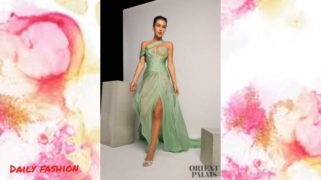 Collection Rami Al Ali couture spring -summer 2022 💚💛 смотреть онлайн