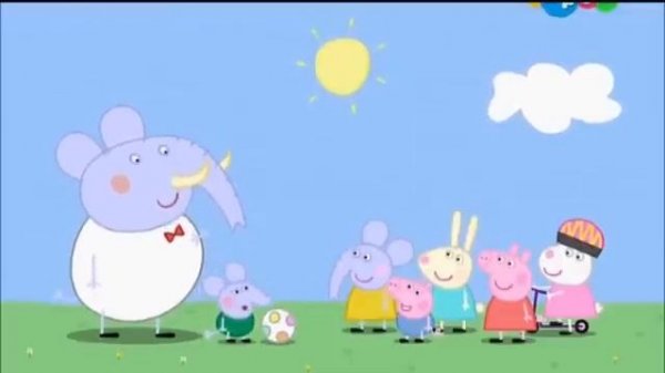 Свинка Пеппа на русском _ животные Мамы крольчихи.Свинка Пеппа новый серии