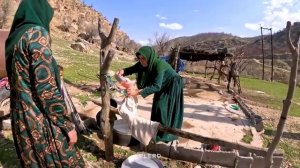 17.03.2023 Приготовление творога из пахты традиционным способом в кочевой жизни (часть 3)