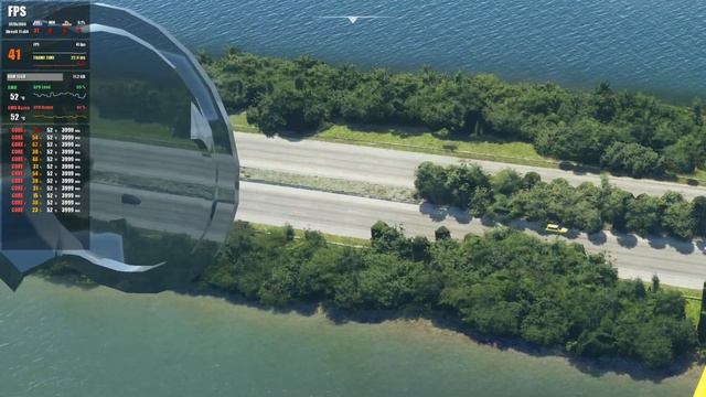 Microsoft Flight Simulator 2020 - Miami - Ryzen 2600 + RX 5700 XT Ultra FullHD смотреть онлайн