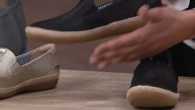 Clarks Collection Leather Slip-Ons - Danelly Iris On QVC