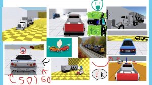 Симулятор Разрушений автомобилей и аварий, работаем на скорой и дальнобойщиком. Яблочко ТВ.