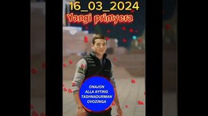 Onajon alla aytgin tashnadurman ovozinga.#2023 /Онажон алла айтгин ташнадурман овозингга #2023