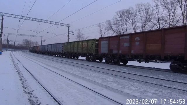 Снято с каналом Железнодорожная тематика 7.02.23 смотреть онлайн