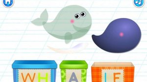 Буква W. Играем и учим Английский алфавит. Логопедический мультик для детей. Обучающие игры.