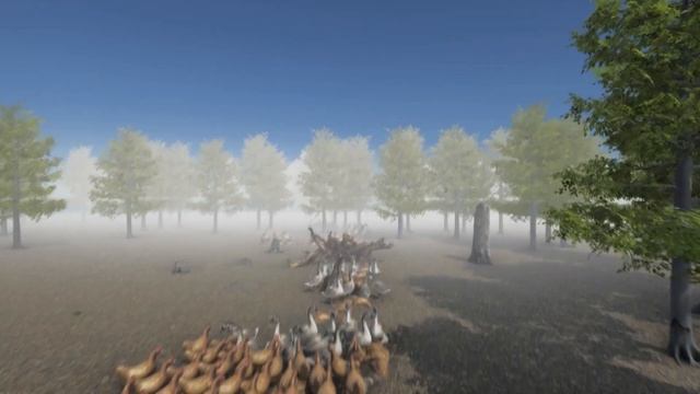 500 Chicken VS 500 Goose who will win | AI BATTLE смотреть онлайн