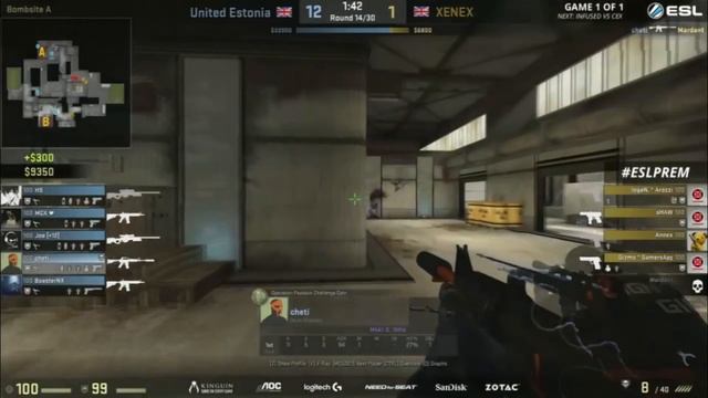No Scope Collat vs XENEX @ ESL UK Premiership. By Funclub Cs:go смотреть онлайн