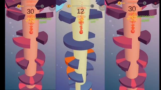 Smoke:Helix Jump 500 level!!! смотреть онлайн