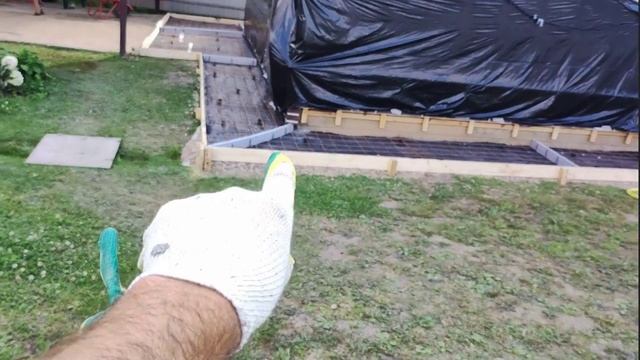 Отмостка 60 М2 за 3 дня!!! Это возможно 
#отмостка#стройка