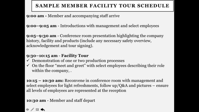 How to Host a Successful Congressional Visit to Your Facility смотреть онлайн