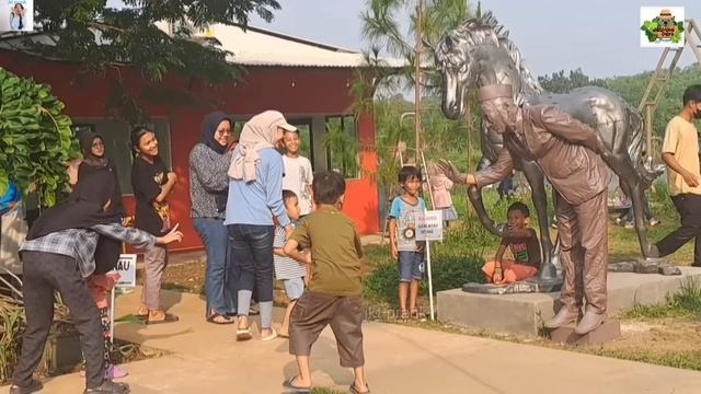 COWBOY PRANK,  JUST FOR LAUGHING,  PATUNG PRANK, JASMINE PARK,  TEMPATNYA