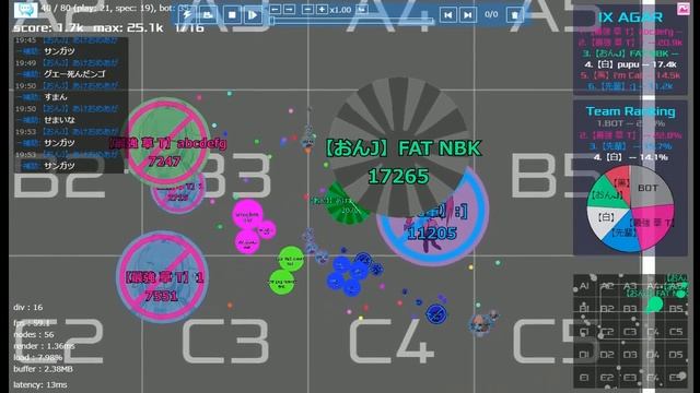 agar.io 【おんJ】母艦戦 2019/10/12 20:10 part584 смотреть онлайн