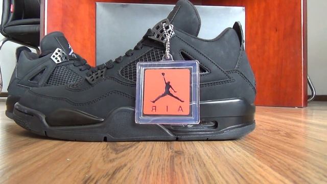 UNauthorized Authentic Jordan IV 4 Black Cat смотреть онлайн