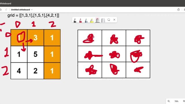 LEETCODE 64. Minimum Path Sum | Recursive, Top Down, Bottom Up Approach Explained | C++ Tutorial смотреть онлайн