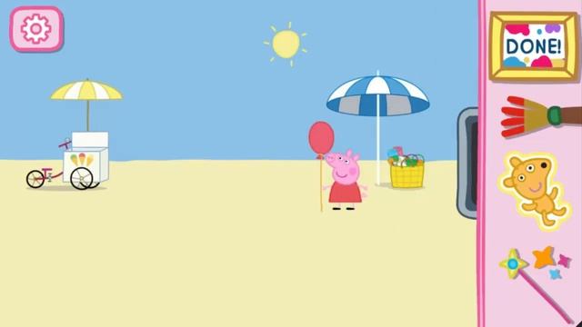 Peppa's Paintbox - best iPad Android app demos for kids. Peppa Pig color paintbox. смотреть онлайн