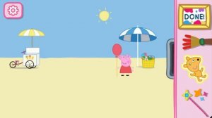 Peppa's Paintbox - best iPad Android app demos for kids. Peppa Pig color paintbox.
