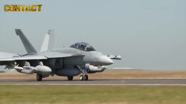 EA 18G Growler arrives at Avalon