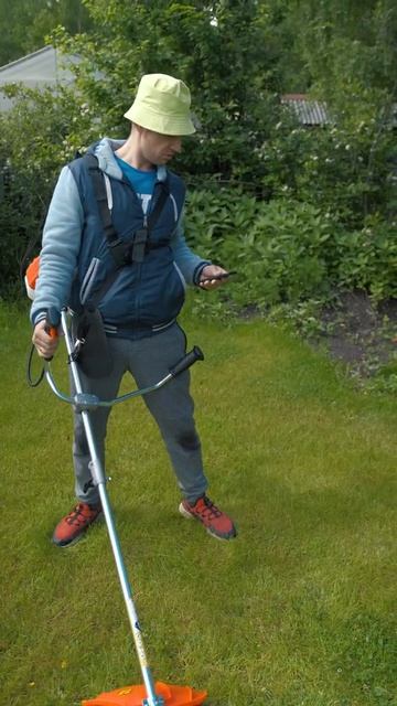 Триммер бензиновый. смотреть онлайн